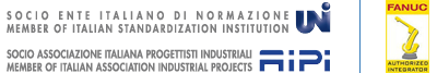 Socio UNI Ente Italiano di Normazione - Socio AIPI Associazione Italiana Progettisti Industriali